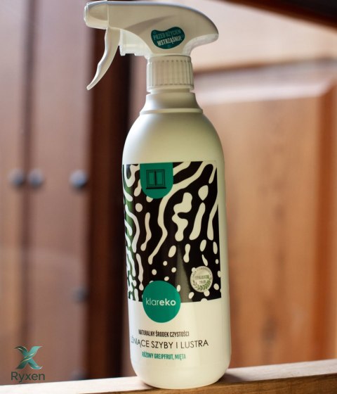 Płyn do mycia szyb i luster grejfrutowo-miętowy butelka 500ml KLAREKO Klareko
