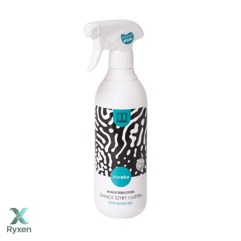 Płyn do mycia szyb i luster grejfrutowo-miętowy butelka 500ml KLAREKO Klareko