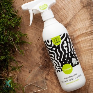 Płyn do mycia szyb i luster pomarańczowo-lawendowy butelka 500ml KLAREKO Klareko