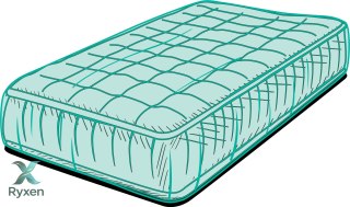 Pokrowiec z folii na materac 129|5 x 248|9cm GRUBY 37|5 mikronów Made2Protect