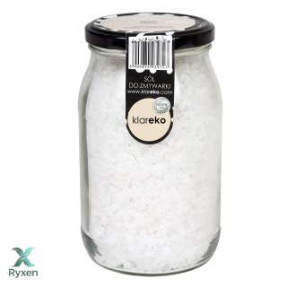 Sól bezzapachowa do zmywarki słoik 1kg KLAREKO ZeroWaste Aroma Smak