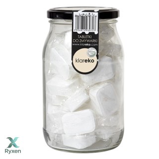 Tabletki bezzapachowe do zmywarki "All in One" słoik 35szt KLAREKO ZeroWaste Aroma Smak