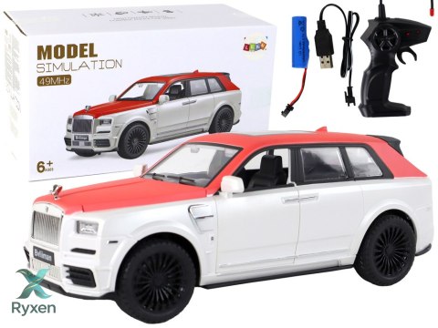 Auto R/C 1:20 Biało-Czerwone Samochód Pilot LEAN TOYS