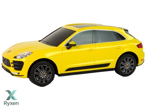 Auto R/C Porsche Macan Turbo 1:24 Rastar Żółty RASTAR