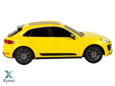 Auto R/C Porsche Macan Turbo 1:24 Rastar Żółty RASTAR