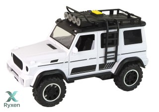 Auto Samochód Terenowe Białe Dźwięk Światła Pojazd 1:14 LEAN TOYS