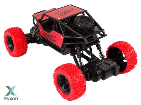 Auto Zdalnie Sterowane Terenowe R/C 1:18 Czerwone LEAN TOYS