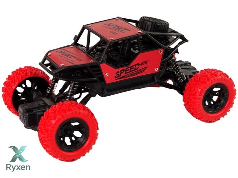 Auto Zdalnie Sterowane Terenowe R/C 1:18 Czerwone LEAN TOYS