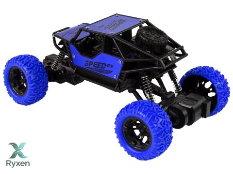 Auto Zdalnie Sterowane Terenowe R/C 1:18 Niebieskie LEAN TOYS