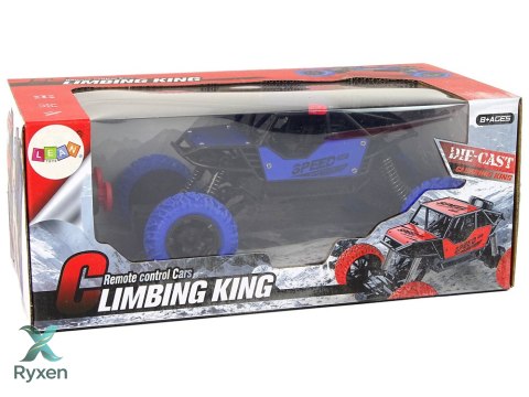 Auto Zdalnie Sterowane Terenowe R/C 1:18 Niebieskie LEAN TOYS