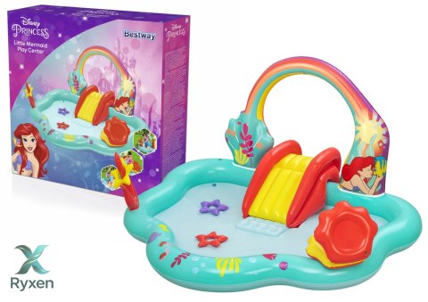 Dmuchany Plac Zabaw Mała Syrenka 221 x 193 x 117 cm Bestway 91097 BESTWAY