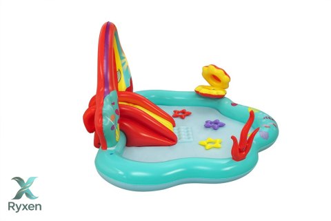 Dmuchany Plac Zabaw Mała Syrenka 221 x 193 x 117 cm Bestway 91097 BESTWAY