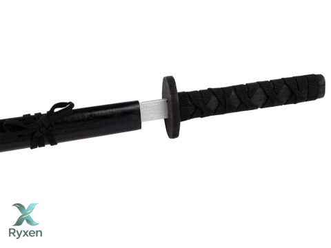 Drewniany Miecz Czarny Rekwizyt Dla Rycerza 73 cm LEAN TOYS