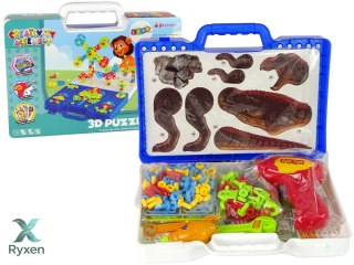 Klocki Konstrukcyjne 3D DIY Dinozaury LEAN TOYS