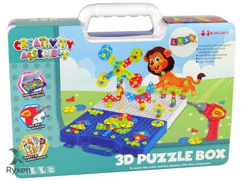 Klocki Konstrukcyjne 3D DIY Dinozaury LEAN TOYS