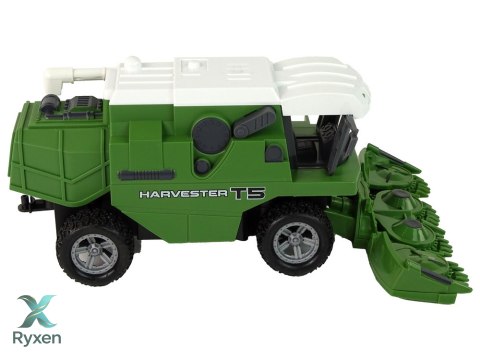 Kombajn Rolniczy Zdalnie Sterowany R/C Światła Zielony LEAN TOYS