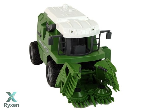 Kombajn Rolniczy Zdalnie Sterowany R/C Światła Zielony LEAN TOYS