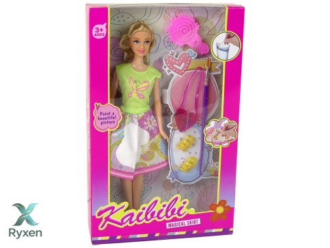 Lalka Długie Włosy Malowanie Sukienki LEAN TOYS