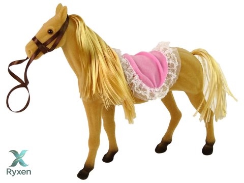 Lalka Jeździec z Brązowym Kucykiem Figurki LEAN TOYS