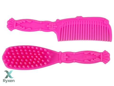 Lalka Jeździec z Brązowym Kucykiem Figurki LEAN TOYS