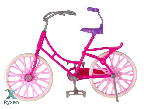 Lalka na Rowerze Różowa LEAN TOYS