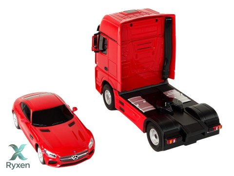 Laweta Autko R/C Mercedes-Benz 1:26 Czerwone RASTAR