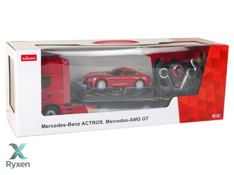 Laweta Autko R/C Mercedes-Benz 1:26 Czerwone RASTAR