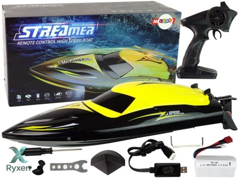 Motorówka R/C 2,4G Żółta 35 KM/H LEAN TOYS