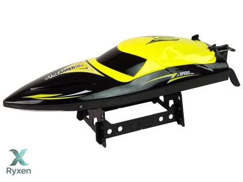 Motorówka R/C 2,4G Żółta 35 KM/H LEAN TOYS