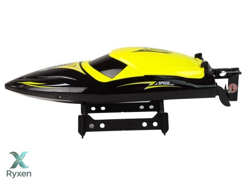 Motorówka R/C 2,4G Żółta 35 KM/H LEAN TOYS