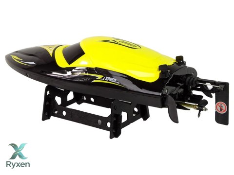 Motorówka R/C 2,4G Żółta 35 KM/H LEAN TOYS
