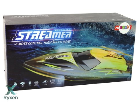 Motorówka R/C 2,4G Żółta 35 KM/H LEAN TOYS