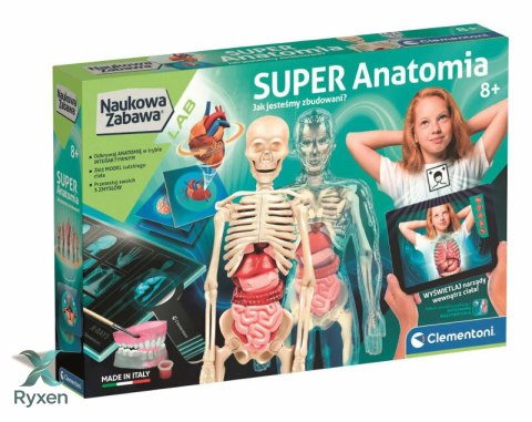 Naukowa Zabawa Super Anatomia Język Polski Clementoni 50919 CLEMENTONI