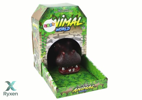 Pacynka na Rękę Hipopotam Zwierzątko LEAN TOYS