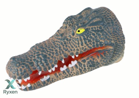 Pacynka na Rękę Krokodyl Zwierzątko Szary LEAN TOYS