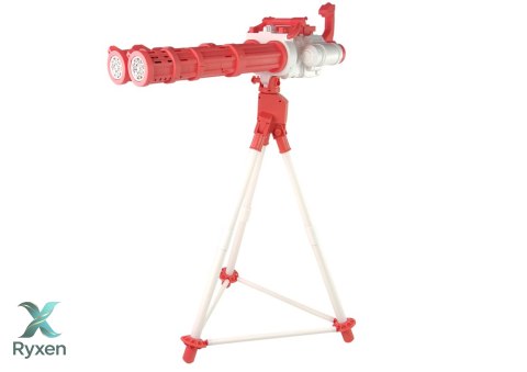 Pistolet na Statywie Bańki Mydlane Różowy LEAN TOYS