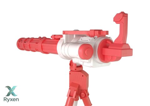 Pistolet na Statywie Bańki Mydlane Różowy LEAN TOYS