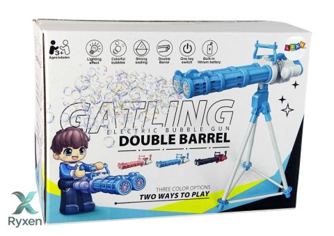 Pistolet na Statywie Bańki Mydlane Różowy LEAN TOYS