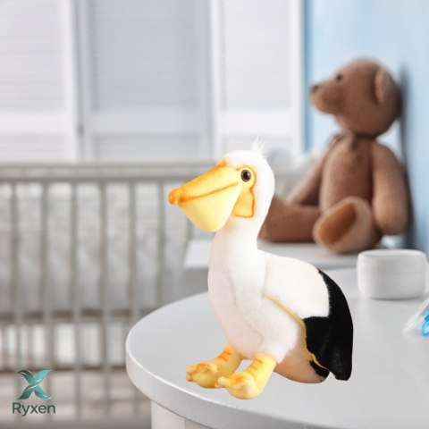 Pluszowy Pelikan Ptak Pluszak Maskotka Przytulanka 24cm LEAN TOYS