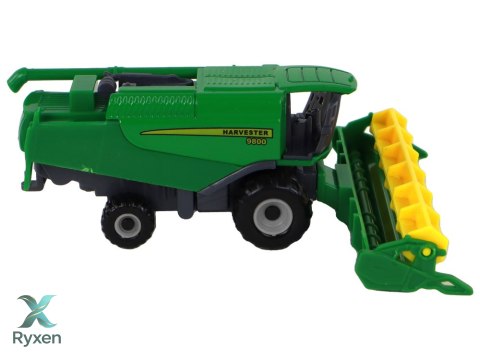 Pojazd Rolniczy Kombajn Aluminiowy Zielony LEAN TOYS