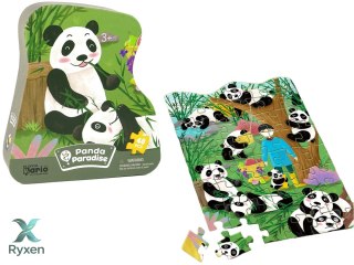 Puzzle Panda Las Bambusowy 48 Elementów LEAN TOYS