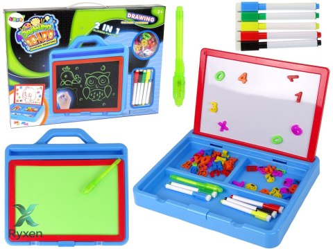 Tablica Do Rysowania Glowing Paint 2w1 Magnetyczna LEAN TOYS