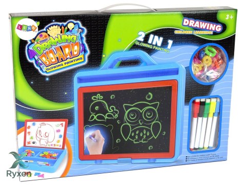 Tablica Do Rysowania Glowing Paint 2w1 Magnetyczna LEAN TOYS