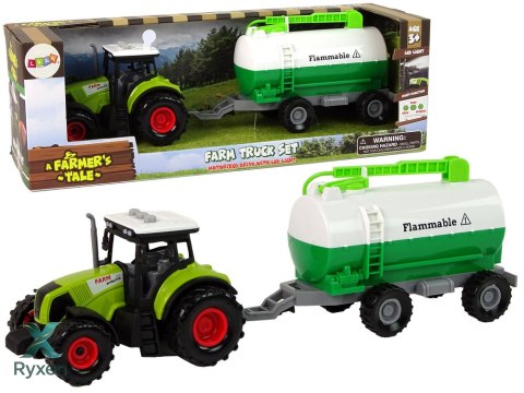 Traktor dla Dzieci z Przyczepką Cysterna Autko Farma LEAN TOYS