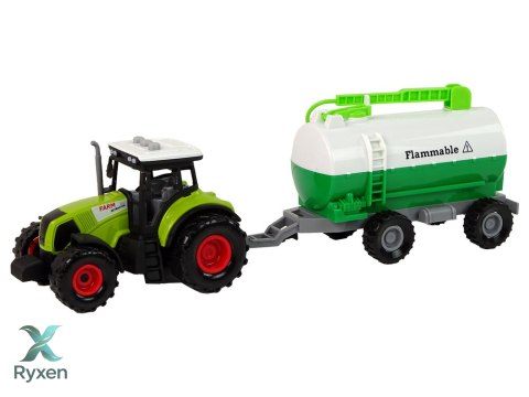 Traktor dla Dzieci z Przyczepką Cysterna Autko Farma LEAN TOYS