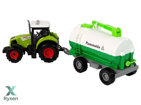 Traktor dla Dzieci z Przyczepką Cysterna Autko Farma LEAN TOYS