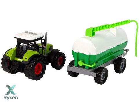 Traktor dla Dzieci z Przyczepką Cysterna Autko Farma LEAN TOYS