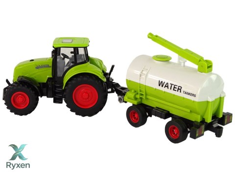 Traktor z Przyczepą Duże Koła Zielony Farma LEAN TOYS