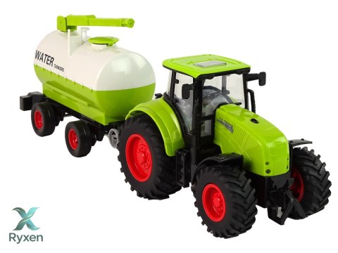 Traktor z Przyczepą Duże Koła Zielony Farma LEAN TOYS