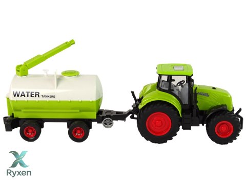 Traktor z Przyczepą Duże Koła Zielony Farma LEAN TOYS